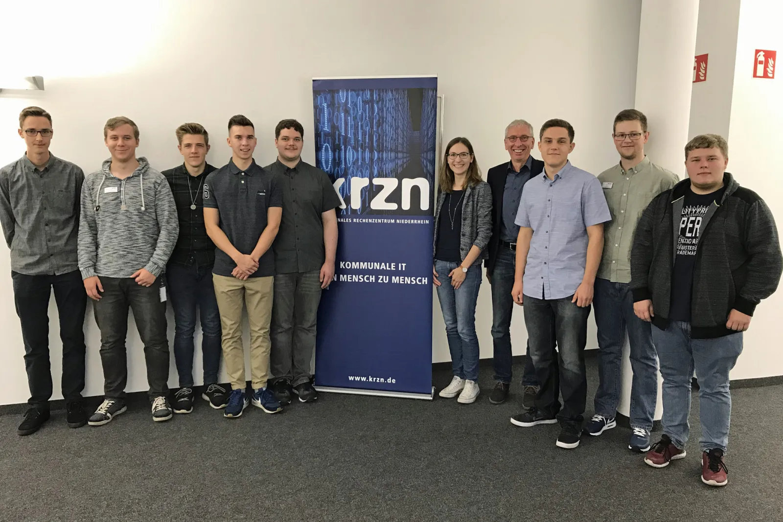 Neue Auszubildende im KRZN 2018 Neue Auszubildende im KRZN 2018