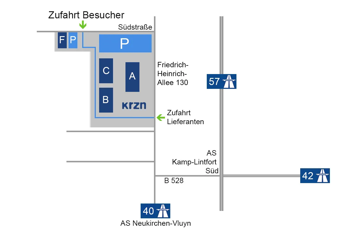 Anfahrt KRZN